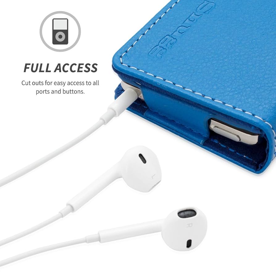 Amazon.com: Snugg iPod Classic Case, Leather Flip Card Slot